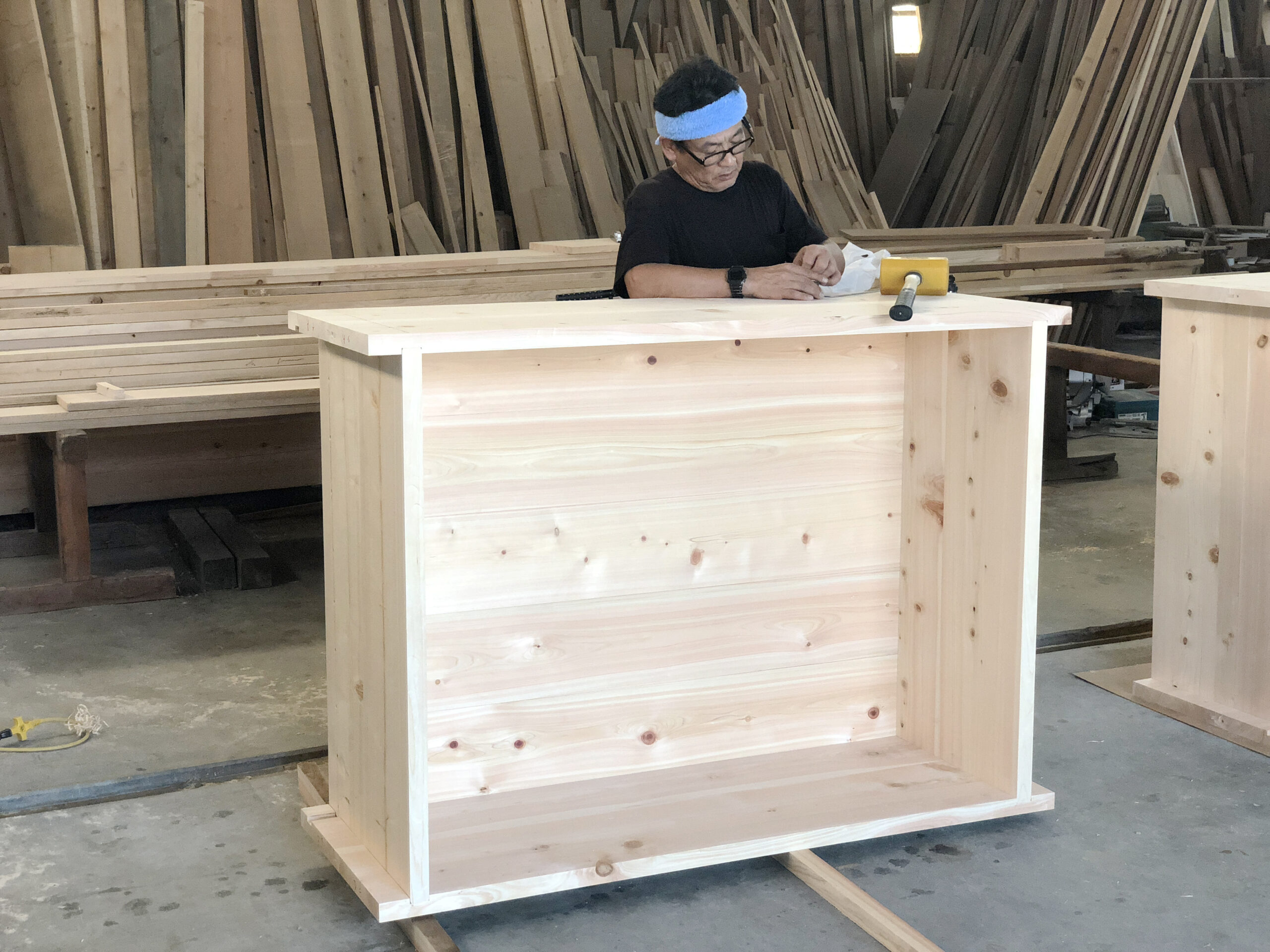 大工手造り!ヒノキのお風呂