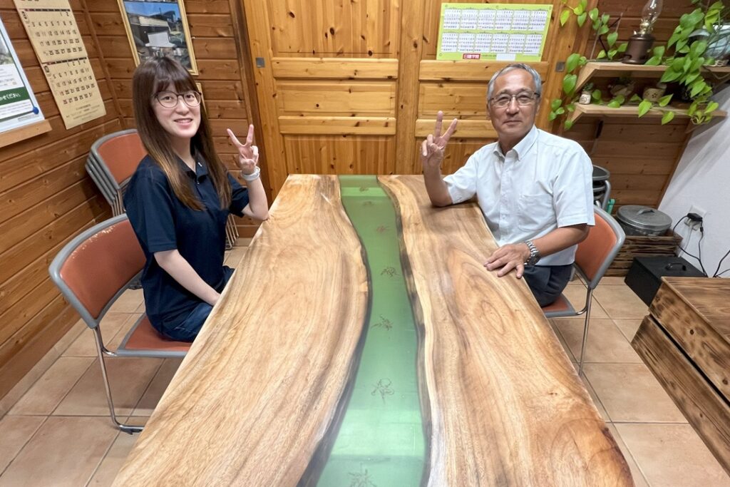 モックの家の事務所の机が新しくなりました！